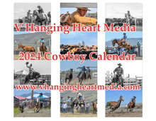 Load image into Gallery viewer, Into the Dust" 2024 Cowboy Calendar