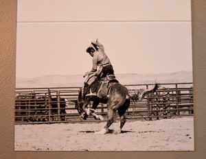 "Bucking Horse Rider" Blank Note Card